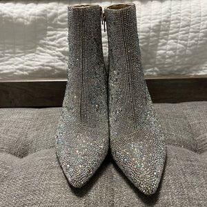 Betsey Johnson Rhinestone Boots